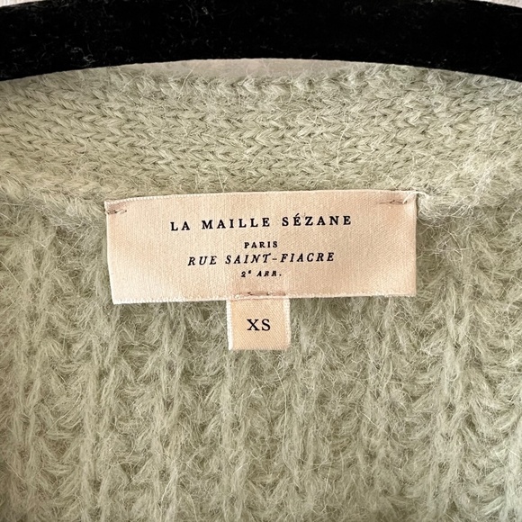 Green Sezane Basile Cardigan - Picture 2 of 4